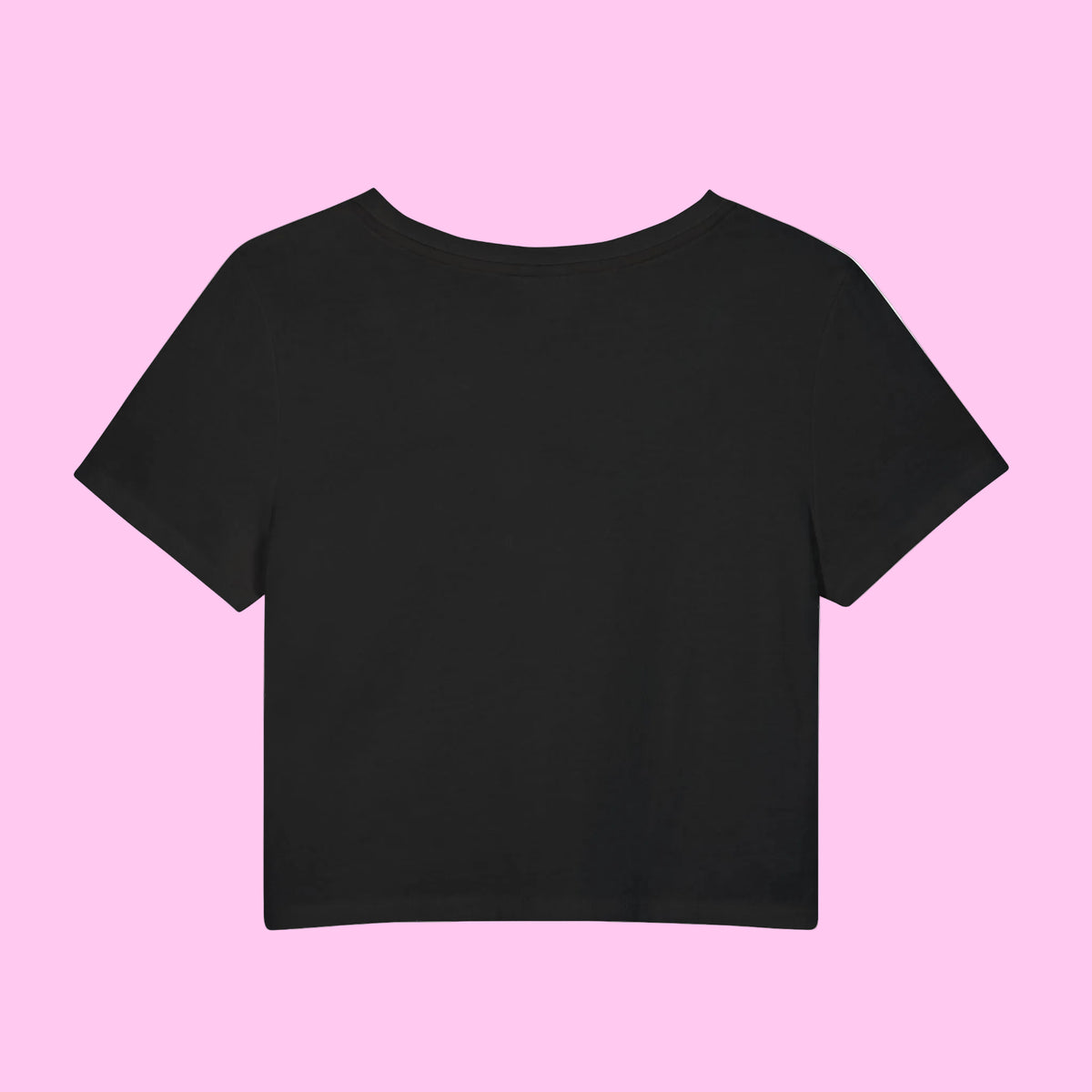 pink heart crab crop top