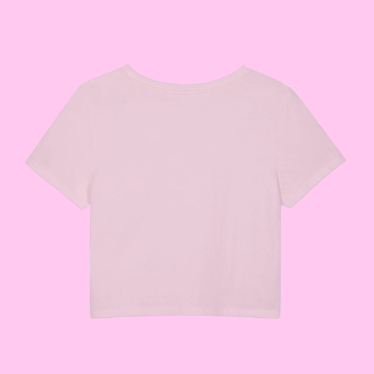 pink heart crab crop top