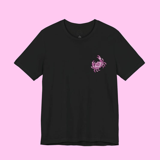 heart crab tarot tee
