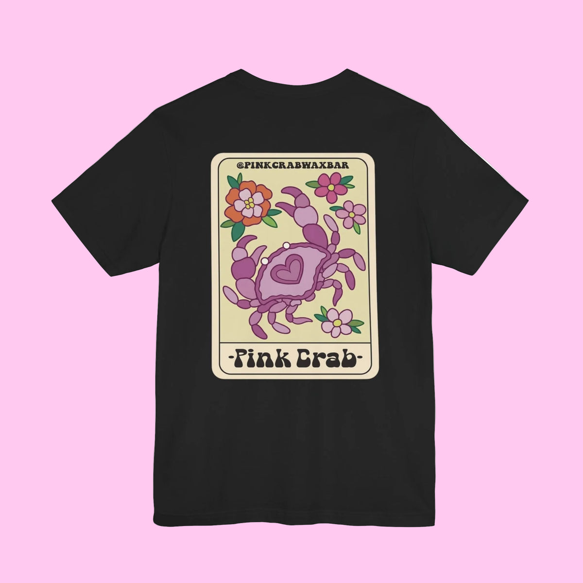 heart crab tarot tee